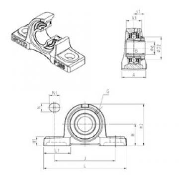 SNR UKP218H bearing units