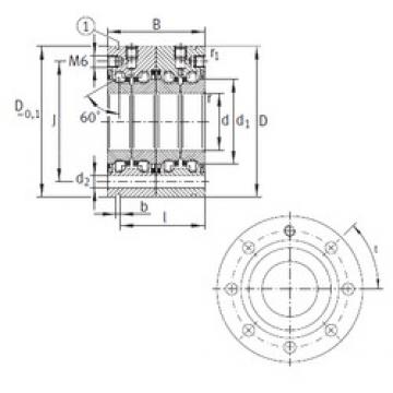 INA ZKLF50115-2RS-2AP thrust ball bearings