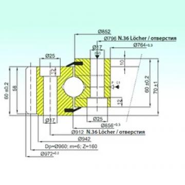 ISB EB1.25.0854.200-1SPPN thrust ball bearings