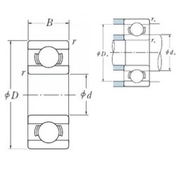 ISO MR106 deep groove ball bearings