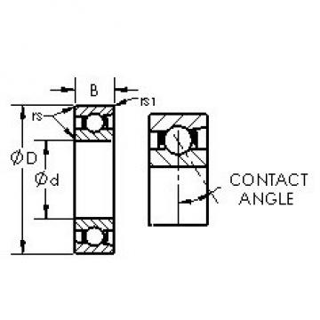 AST 7021C angular contact ball bearings