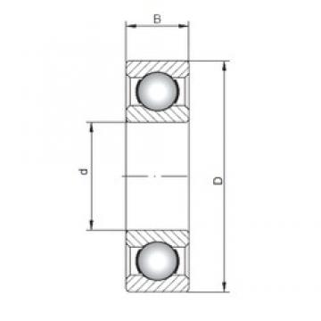 ISO 6017 deep groove ball bearings