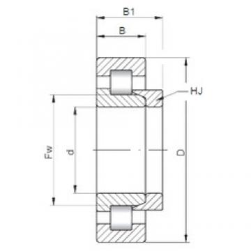 ISO NH212 cylindrical roller bearings