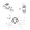 SNR UKPE209H bearing units #3 small image