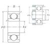 ISO MR106 deep groove ball bearings #3 small image