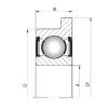 ISO FL618/2 ZZ deep groove ball bearings #3 small image