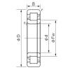 NACHI NUP 1056 cylindrical roller bearings #2 small image
