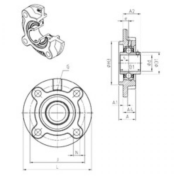 SNR UCFC215 bearing units #3 image