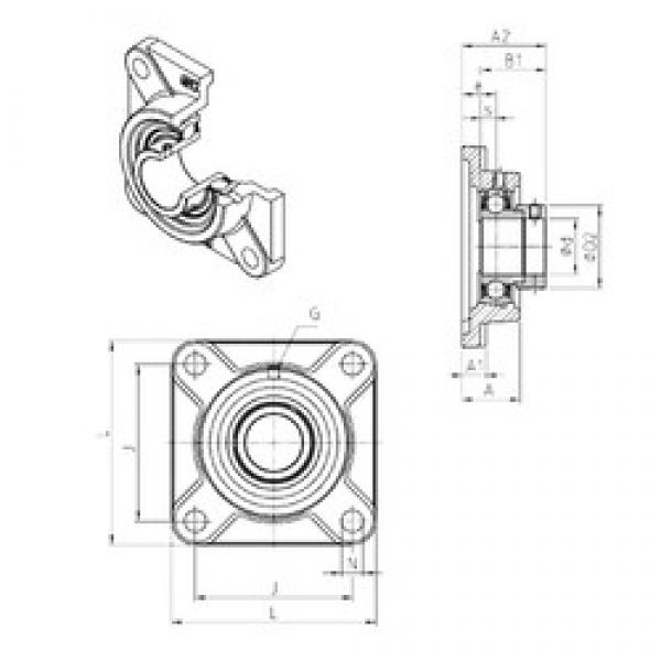 SNR ESF211 bearing units #3 image
