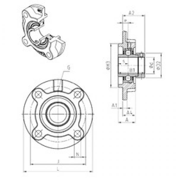 SNR EXFC210 bearing units #3 image