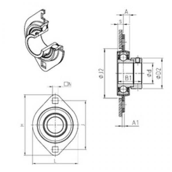 SNR ESPFL207 bearing units #3 image