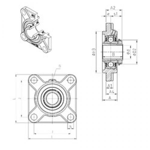 SNR UKFS315H bearing units #3 image