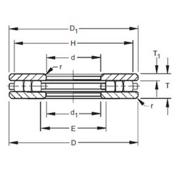 Timken 60TP124 thrust roller bearings #1 image