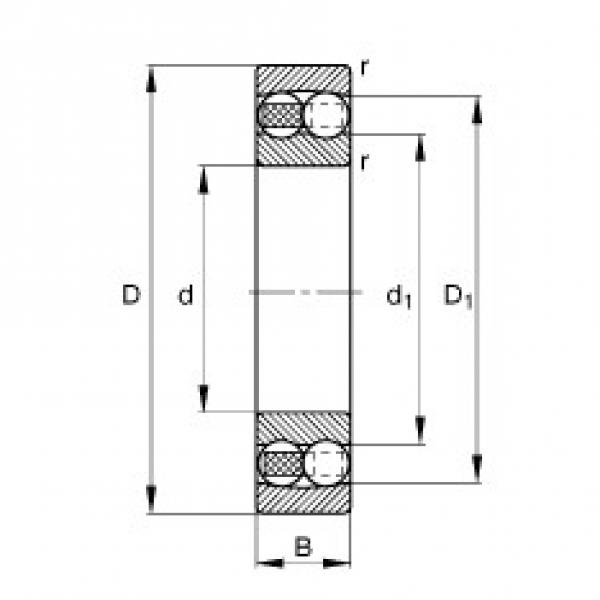 FAG 1226-M self aligning ball bearings #2 image