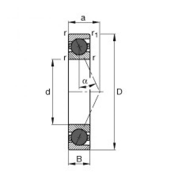 FAG HCB71914-E-T-P4S angular contact ball bearings #2 image