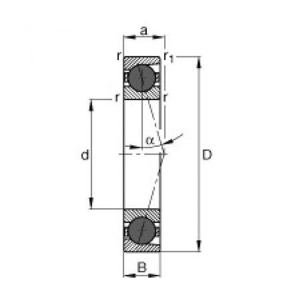 FAG HCB71909-C-T-P4S angular contact ball bearings #2 image