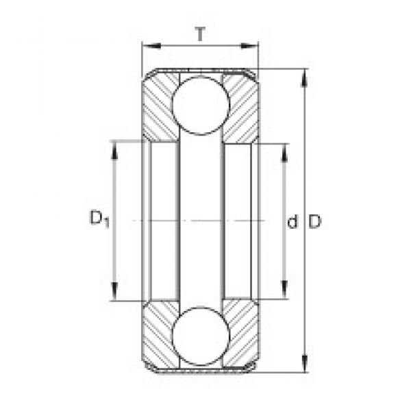 INA D2 thrust ball bearings #3 image