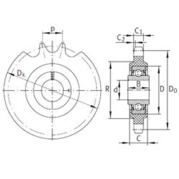 INA KSR16-L0-08-10-16-22 bearing units #3 image