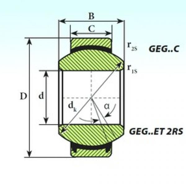 ISB GEG 260 ET 2RS plain bearings #2 image