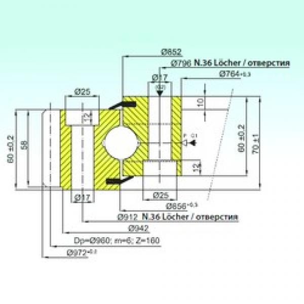 ISB EB1.25.0854.200-1SPPN thrust ball bearings #2 image