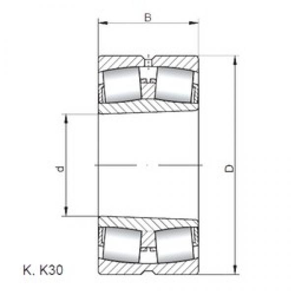 ISO 241/670 K30W33 spherical roller bearings #3 image