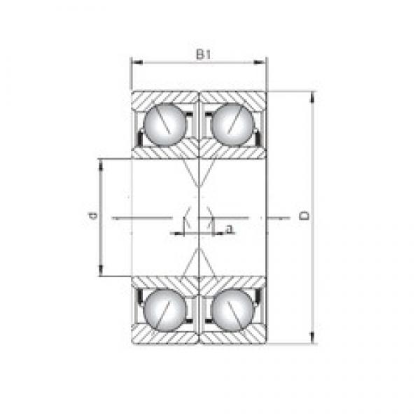 ISO 7017 ADF angular contact ball bearings #3 image