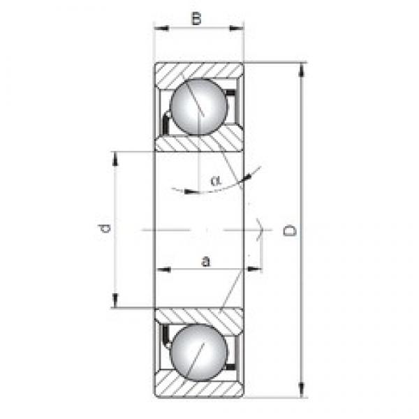 ISO 7201 C angular contact ball bearings #3 image