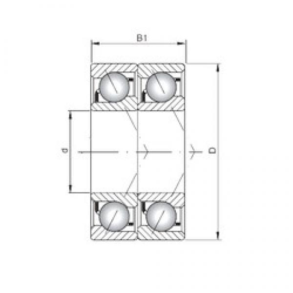 ISO 7004 CDT angular contact ball bearings #3 image
