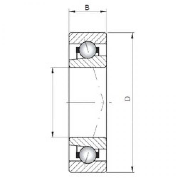 ISO 7044 C angular contact ball bearings #3 image