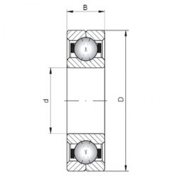 ISO Q1032 angular contact ball bearings #3 image