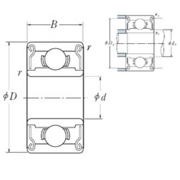 ISO 606ZZ deep groove ball bearings #3 image
