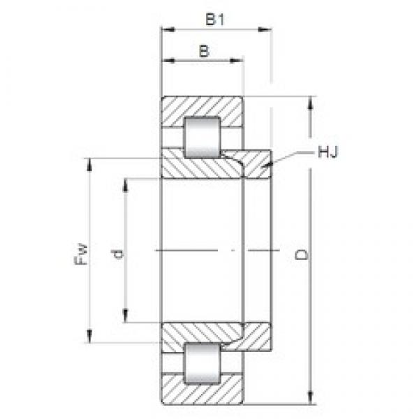 ISO NH212 cylindrical roller bearings #3 image