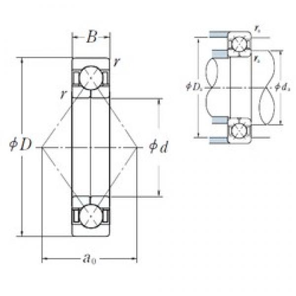 NSK QJ 236 angular contact ball bearings #1 image
