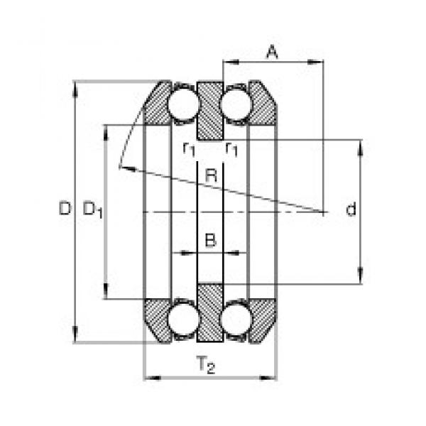 FAG 54215 thrust ball bearings #2 image